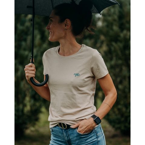 Giants fishing Tričko dámské béžové Rak