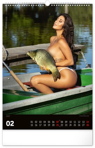 Notique Nástenný kalendár Girls and Carps 2027