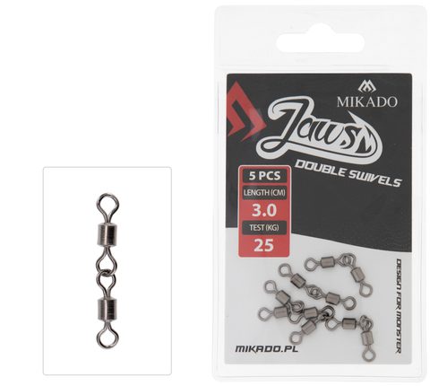 Mikado Řetízkový obratlík Jaws Swivels 25kg 5ks