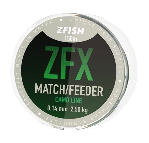 Zfish Vlasec ZFX Match/Feeder Camoline 150m