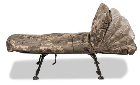 Nash Detské Ležadlo so spacím vakom Indulgence 4 Leg Junior Sleep System Camo