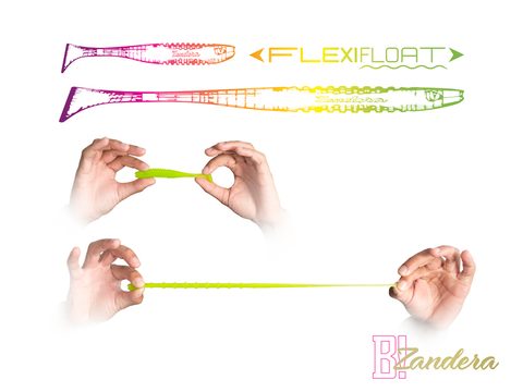 Delphin Umělá nástraha Zandera FlexiFloat UVs 12cm 5ks