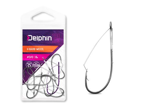 Delphin Háčik na čeburašku B! X-Barb Weedl 8ks
