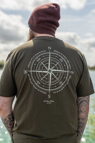 Korda Tričko Compass Tee Dark Olive