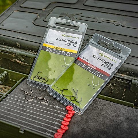 Korum Háčiky Supersteel Allrounder Hooks Bez Protihrotu 10ks