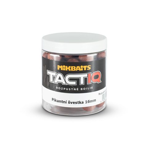 Mikbaits Rozpustné boilies TactiQ Pikantná slivka 250ml