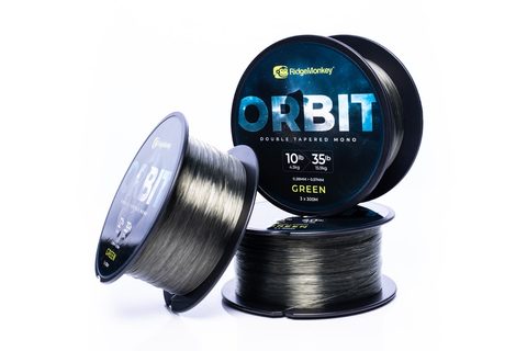 RidgeMonkey Ujímaný vlasec Orbit Double Tapered Mono 3x300m