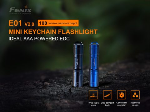 Fenix Baterka E01 V2.0 černá