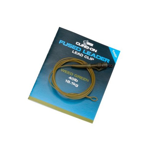 Nash Montáž Cling-On Fused Lead Clip Leader 1m