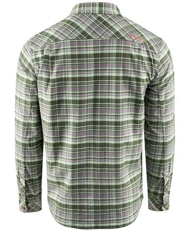 Grundéns Košile Dungeness Seawool Flannel Shirt Grass