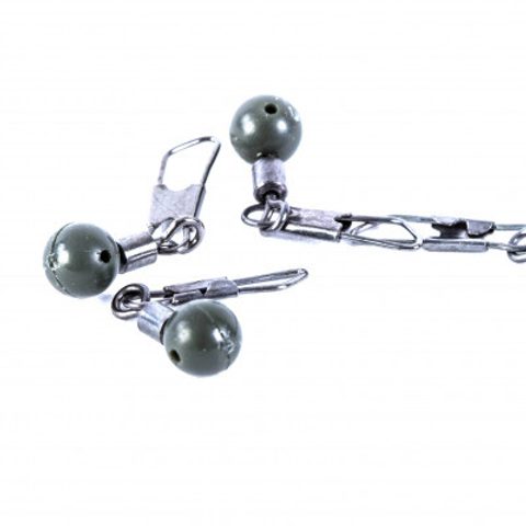 Korum Průjezd s Karabinou Feedabeads 10ks