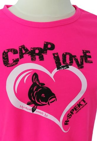 R-Spekt Dětské tričko Carp Love fluo pink