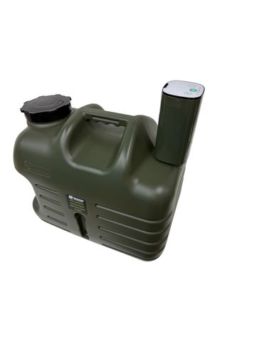 Holdcarp Set Automatická Pumpa Digital Rechargeable Tap + Cubic Water Carrier 25L