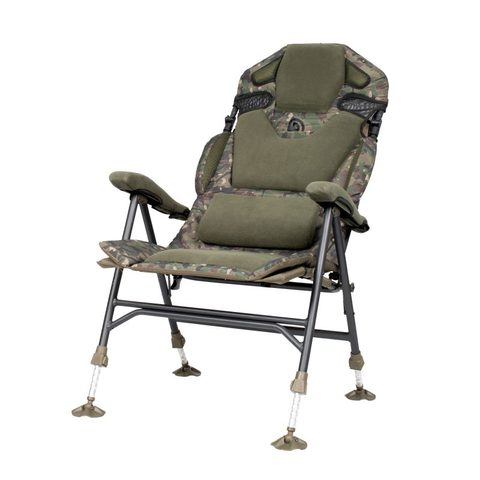 Trakker Křeslo komfortní s područkami Levelite Camo Longback Recliner