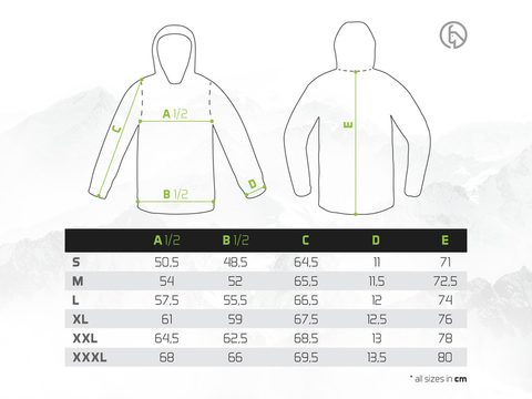 Ixtera Outdoorová mikina s kapucí Camotic
