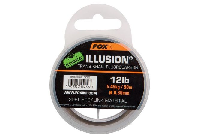 Fox Fluorocarbonový vlasec Edges Illusion Soft 50m