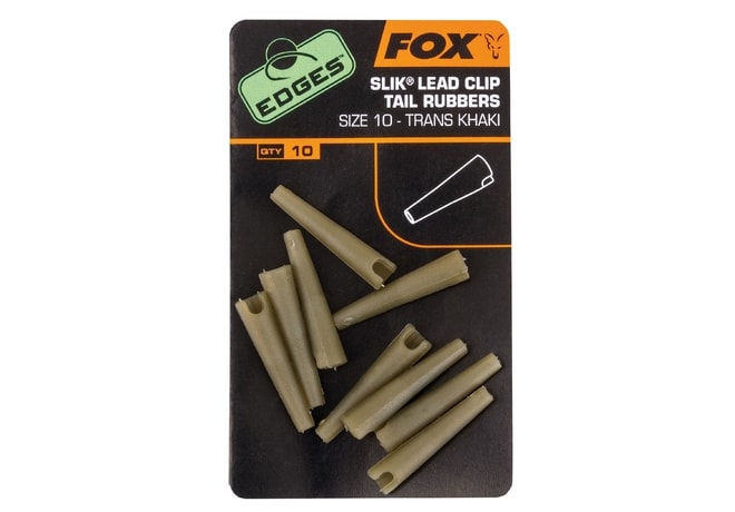 Fox Převleky na závěsky na olovo Edges Slik Lead Clip Tail Rubber vel. 10