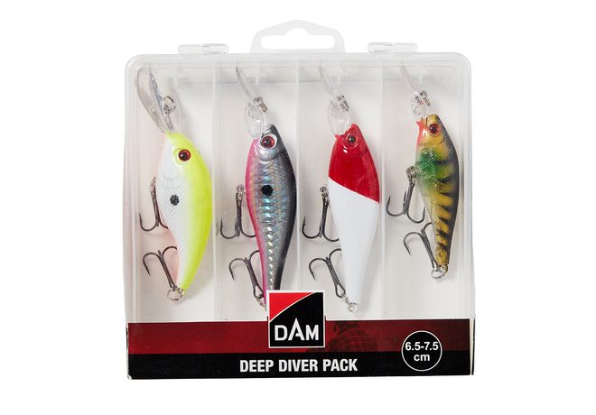 DAM Sada wobleru Deep Diver Pack Box 6.5-7.5cm