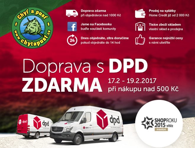 Doprava s DPD zdarma