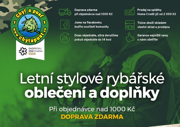 Letní stylové a rybářské oblečení a doplňky