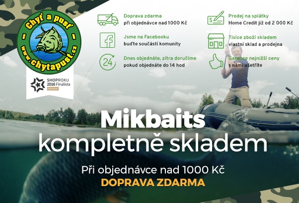 Mikbaits kompletně skladem