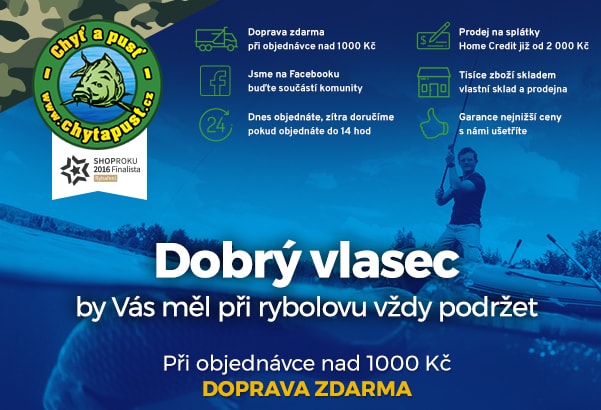 Dobrý vlasec by Vás měl při rybolovu vždy podržet