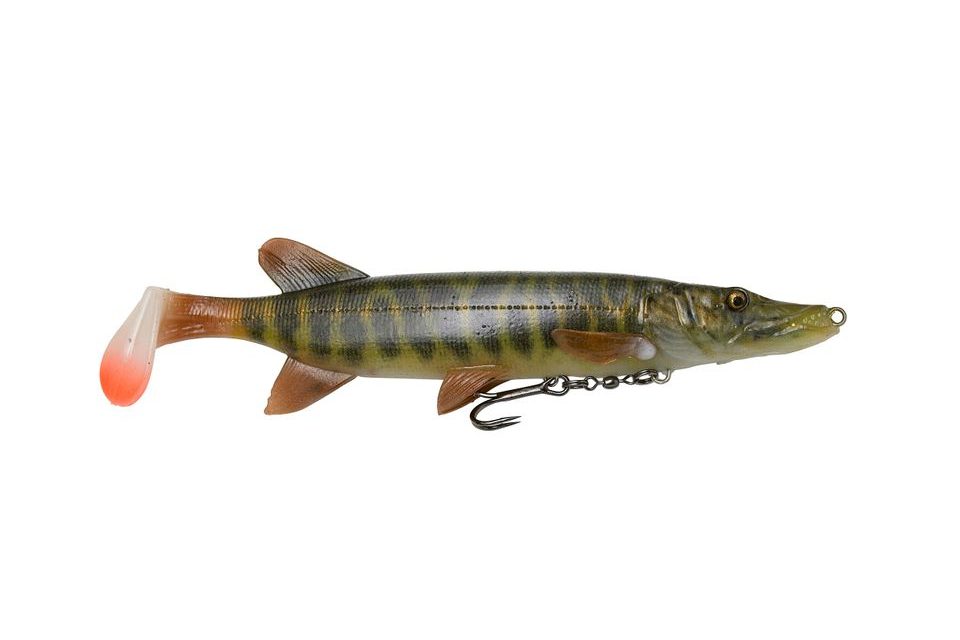 Savage Gear Gumová nástraha 4D Pike Shad Striped Pike