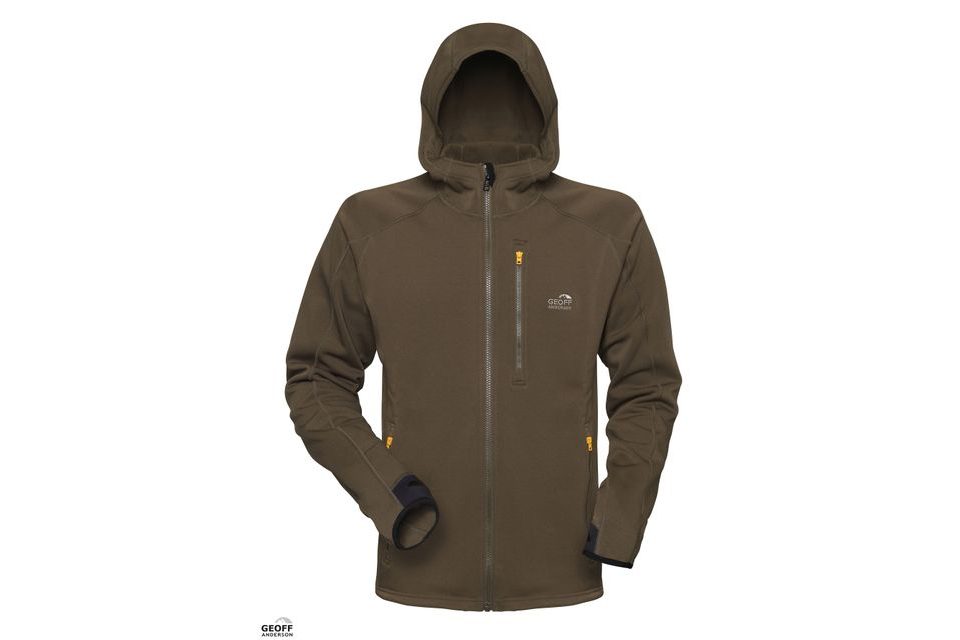 Geoff Anderson Bunda mikro fleece Hoody 3 zelená