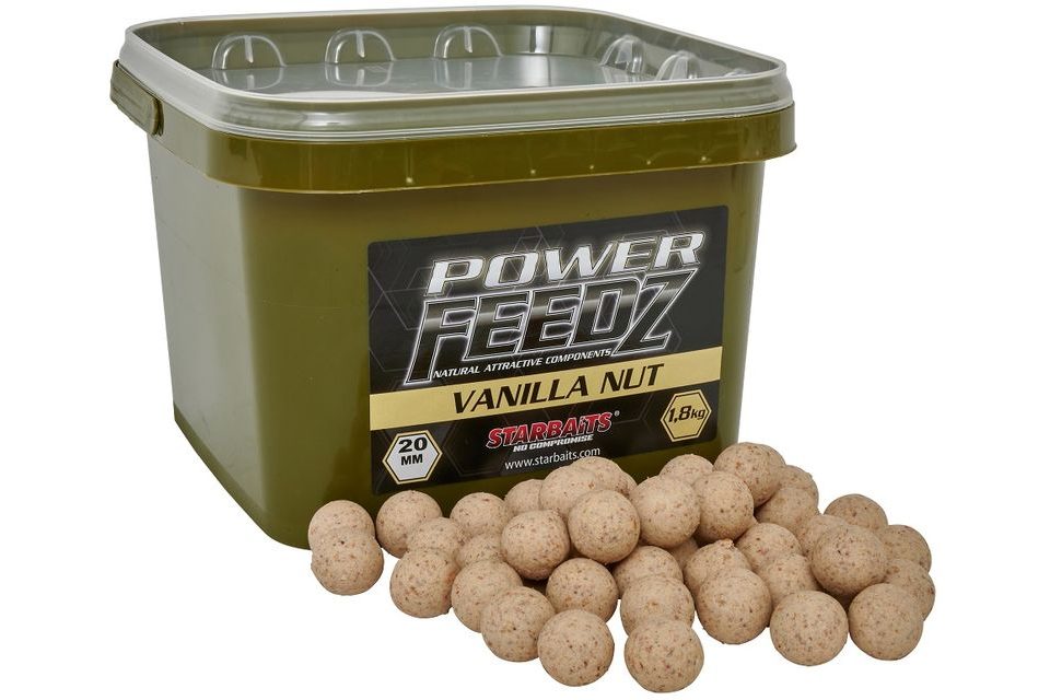 Starbaits Boilies Power FEEDZ Vanilla Nut 1,8kg