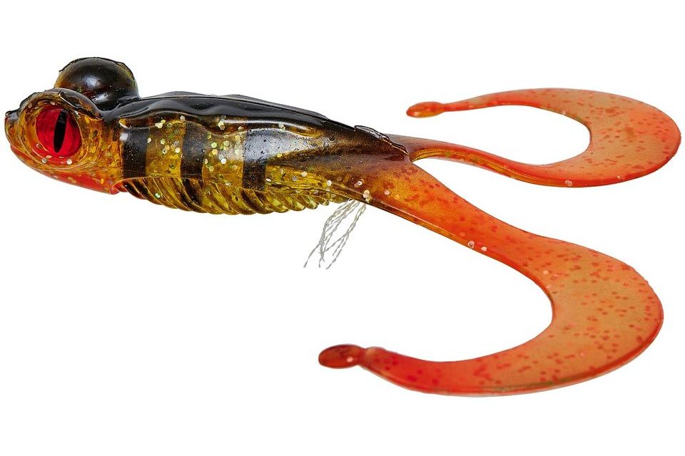 Gunki Gumová nástraha Bull Frog Ghost Stripe Frog 2 ks