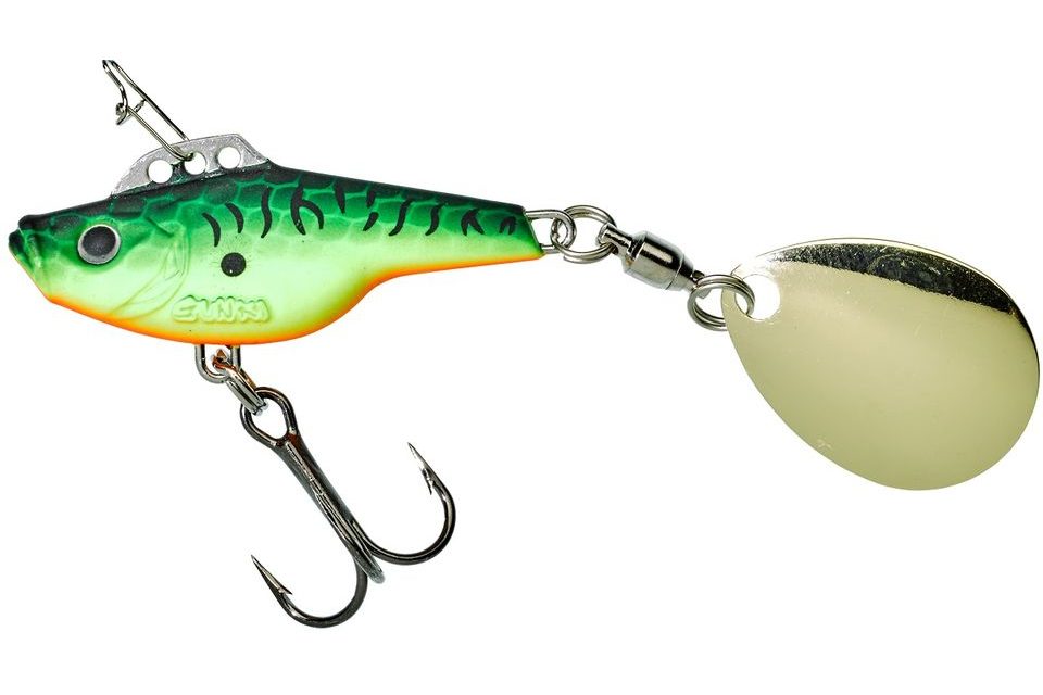 Gunki Tail Spinner Jigger Mat Fire Tiger