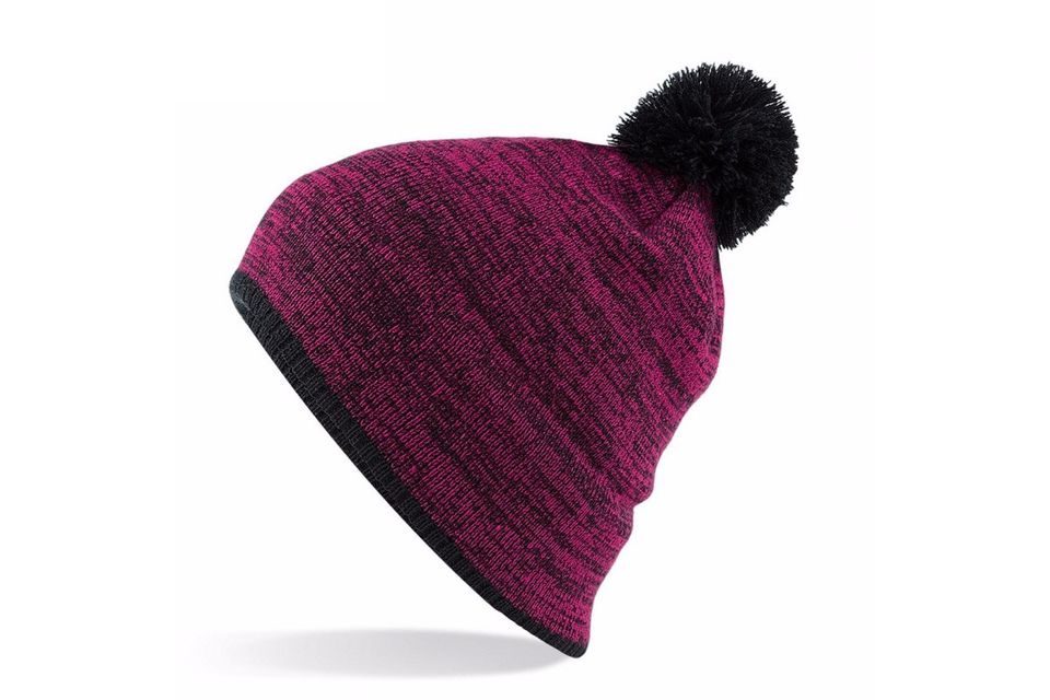 R-Spekt Kulich PomPom beanie style limited edition růžovočerný