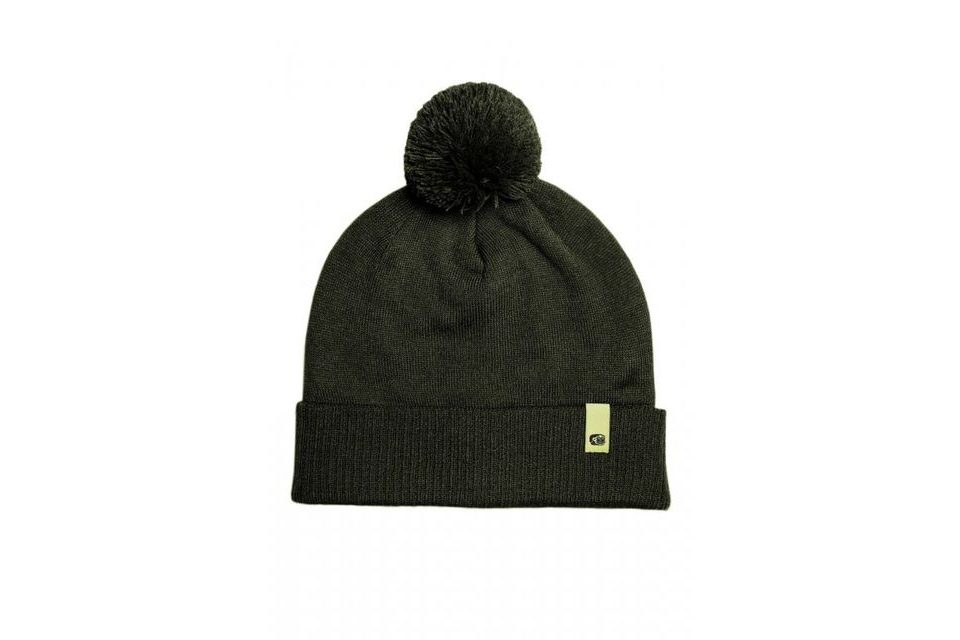 RidgeMonkey Kulich s bambulí APEarel Dropback Bobble Hat Green