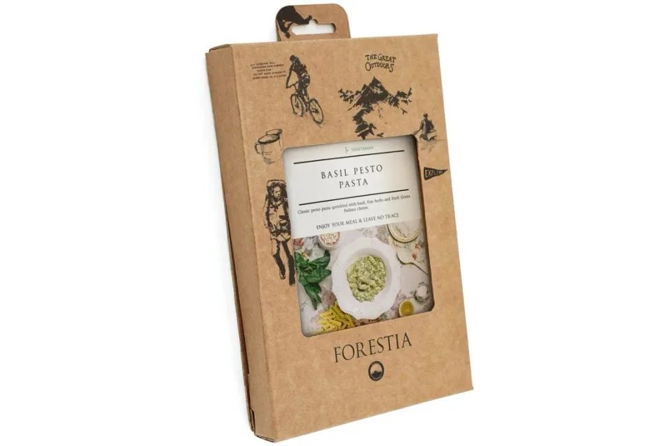 Forestia Kempingové jedlo Cestoviny s bazalkovým pestom