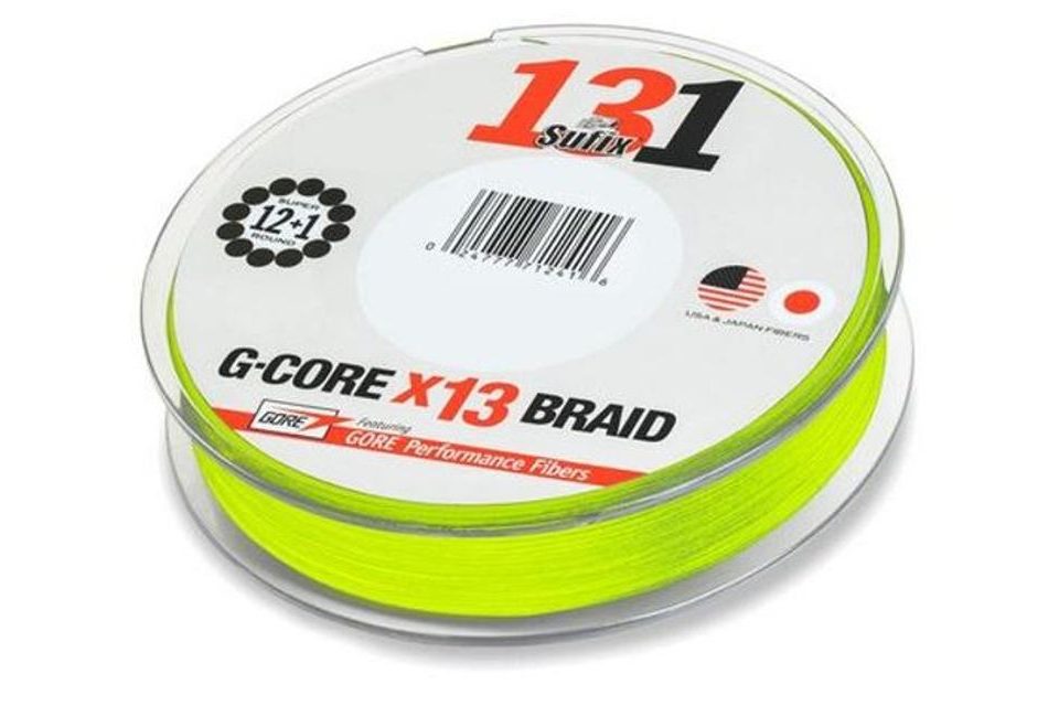 Sufix Šňůra 131 G-Core svítivě zelená 150m