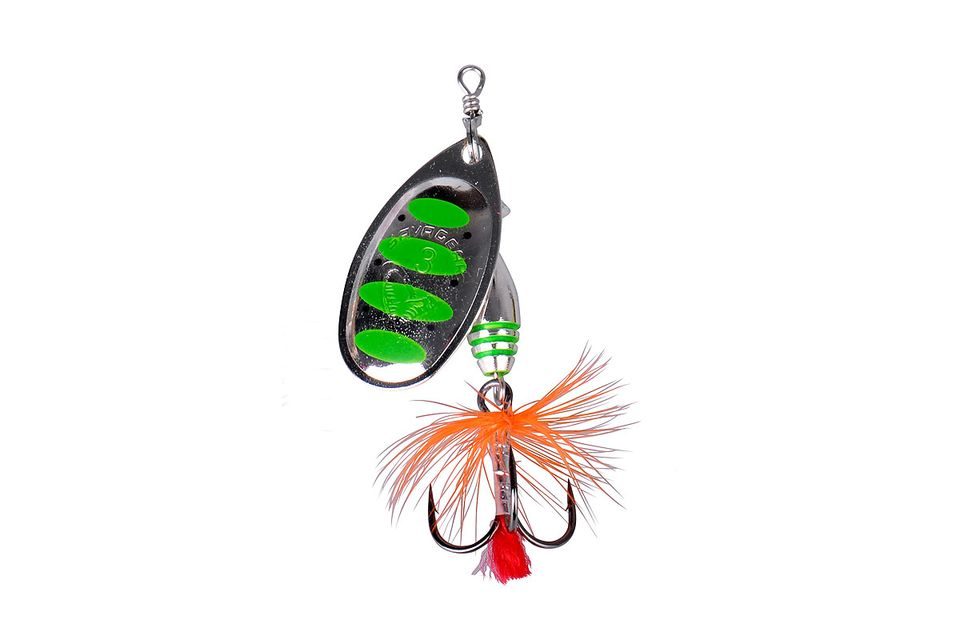 Savage Gear Třpytka Rotex Spinner Green Highlander