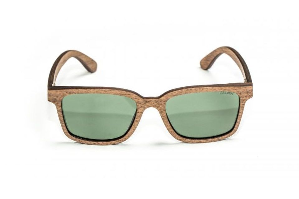 Nash Dřevěné Brýle Timber Sunglasses - zelené skla