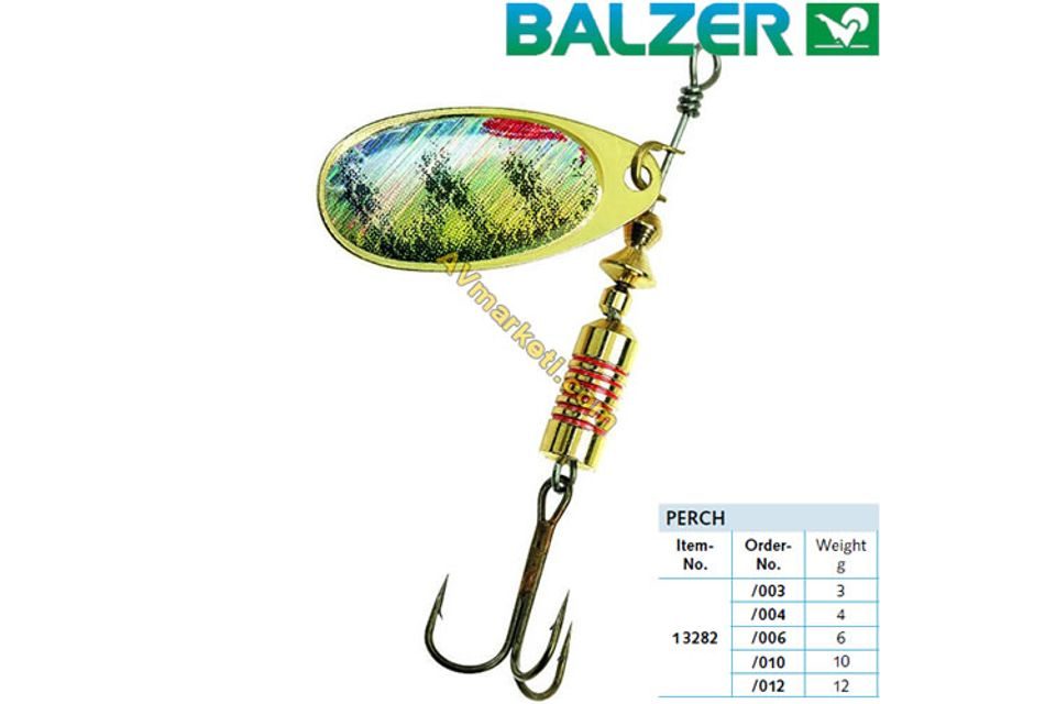 Balzer Rotační třpytka Colonel Z 3D Rotauge (spinner barsch)