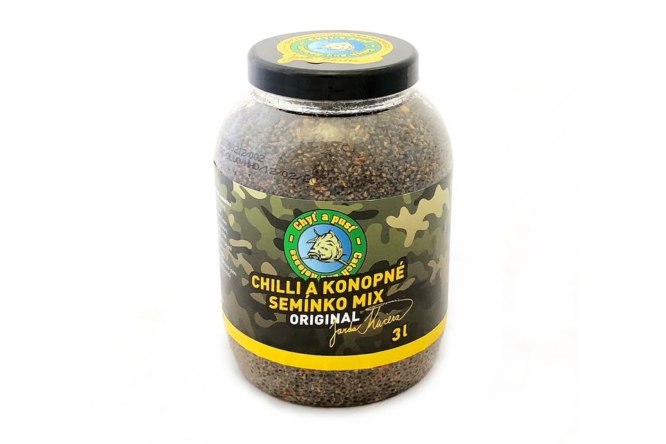 Chyť a pusť Konopné semínko Chilli Original 3l