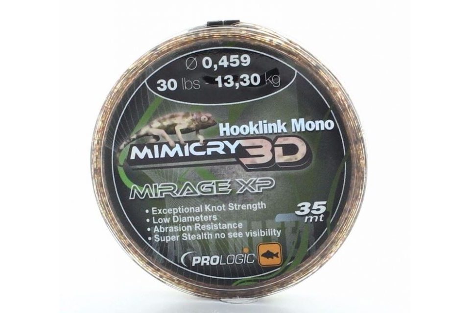 Prologic Vlasec Hooklink Mono Mimicry 3D Mirage XP 40m