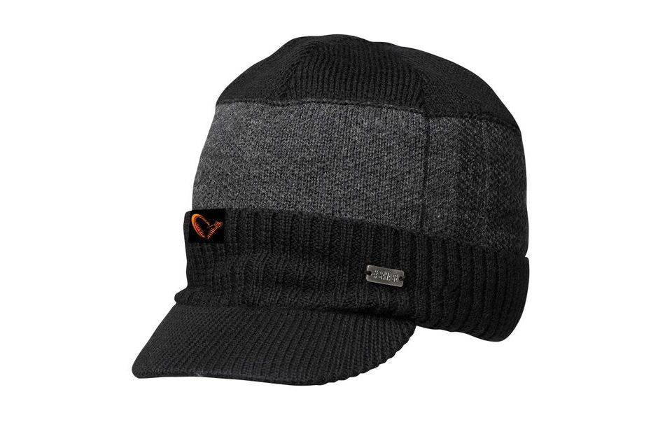 Savage Gear Čepice Savage Knitted Beanie w/Brim