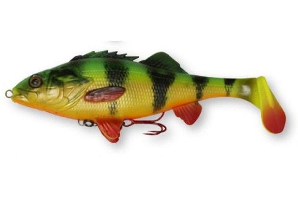 Savage Gear Gumová nástraha 4D Perch Shad Firetiger