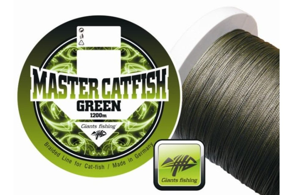 Giants Fishing Šňůra Master Catfish Green 0,80mm 1m