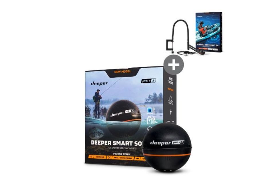 Deeper Nahazovací sonar Wifi s GPS Fishfinder Pro+ 2 a Husí krk 2.0 zdarma