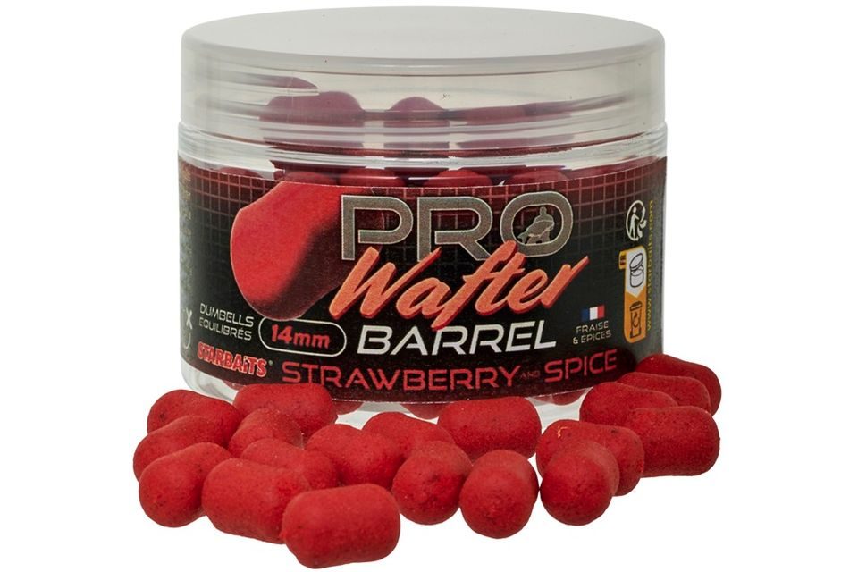 Starbaits Boilies Wafter Strawberry Spice 14mm 50g
