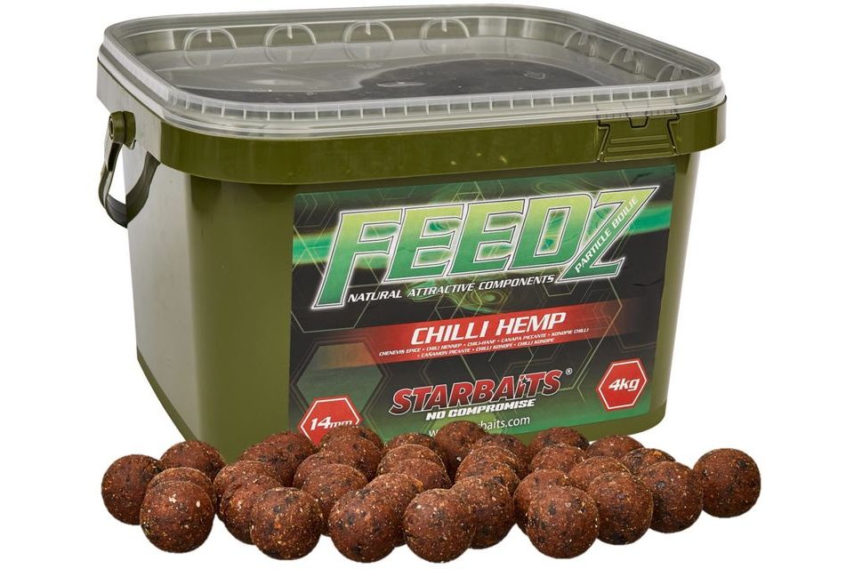 Starbaits Boilies FEEDZ Chilli Hemp 4kg