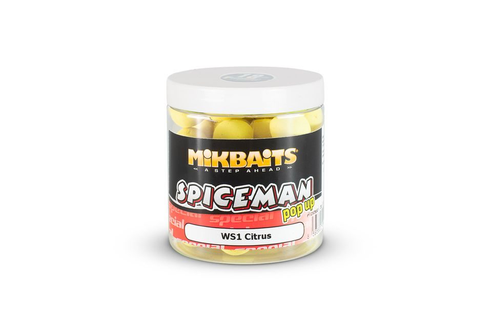 Mikbaits Plovoucí Boilie Spiceman WS1 Citrus 250ml