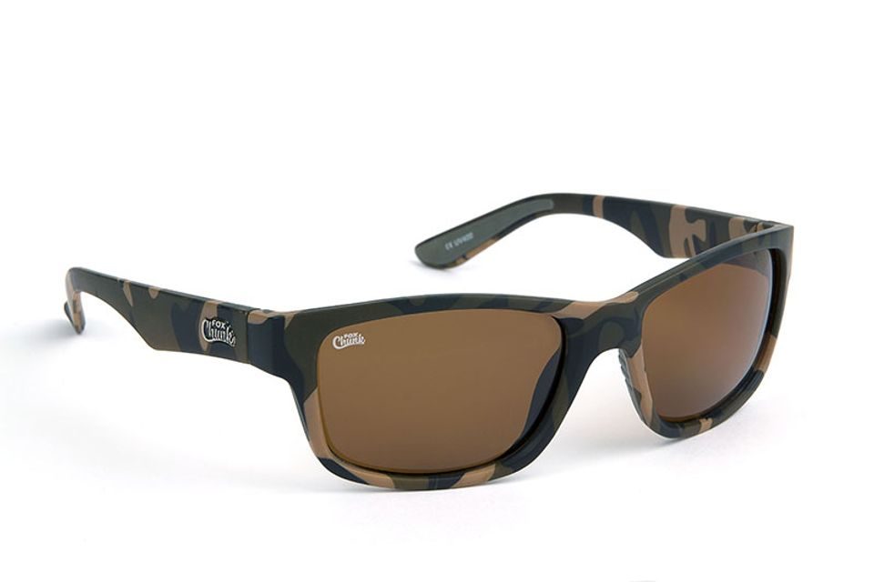 Fox Polarizační brýle Chunk Camo Sunglasses - Camo/Hnědé