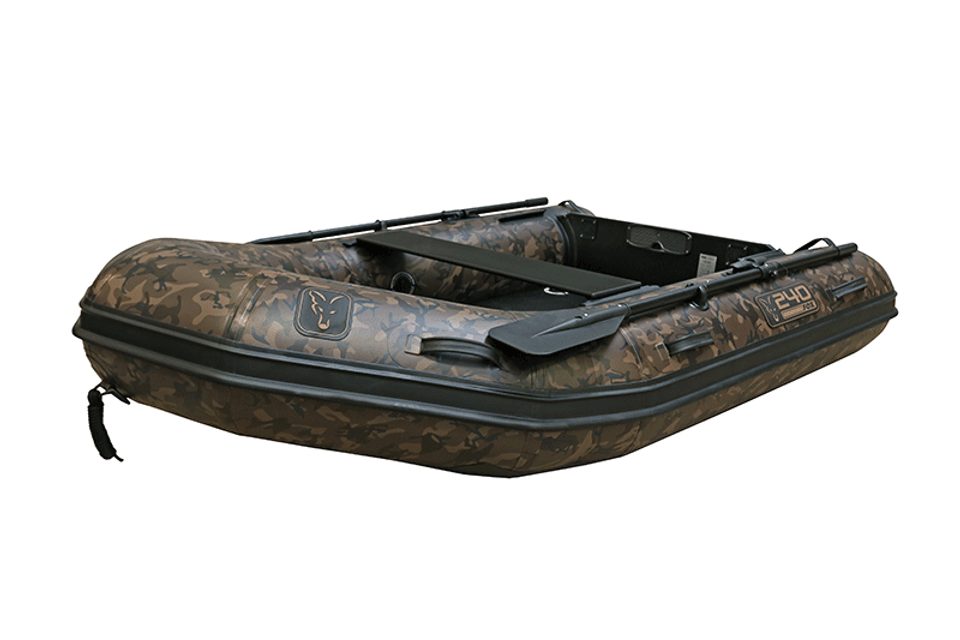 Fox Nafukovací člun 240 Camo Inflable Boat 2,4m - Air Deck Black