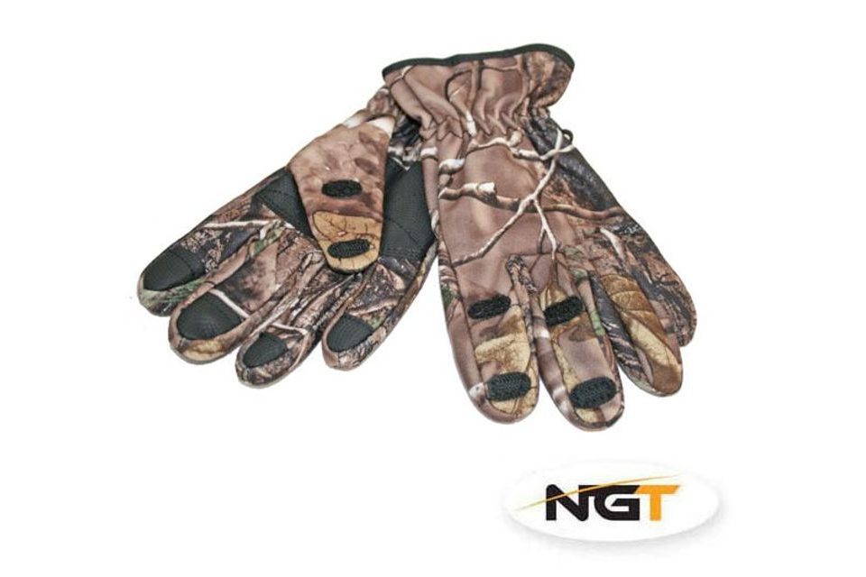 NGT Rukavice Camo Neoprene Gloves